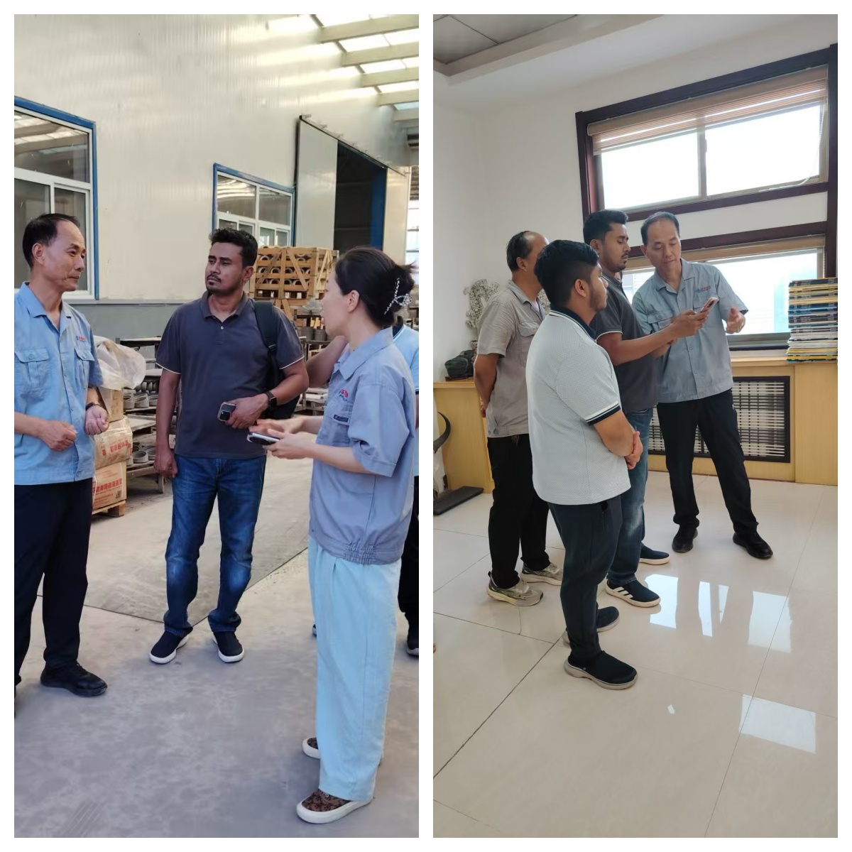 阿聯(lián)酋客戶來(lái)訪：聚焦陶瓷澆道管，共話合作新篇